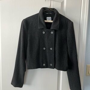 U2 clothing fabric from Italy cropped jacket